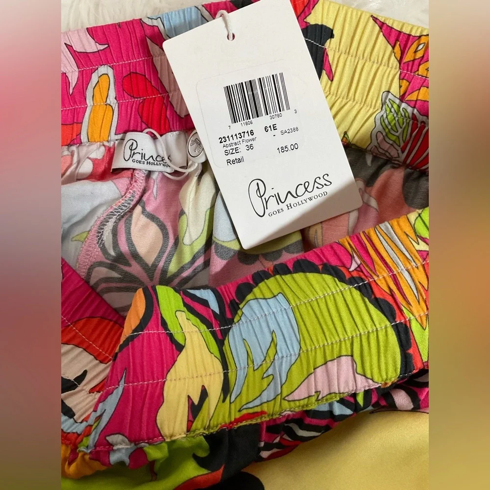 ROMANTIC ABSTRACT TROUSERS - Picture 7 of 8